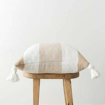 Pemium Moroccan Pillow Cover Pompon