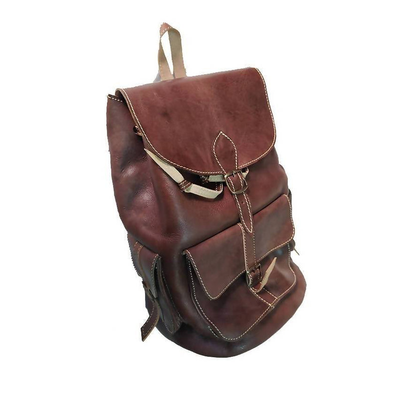 SAR Leather Backpack-My Real Leather-MyTindy