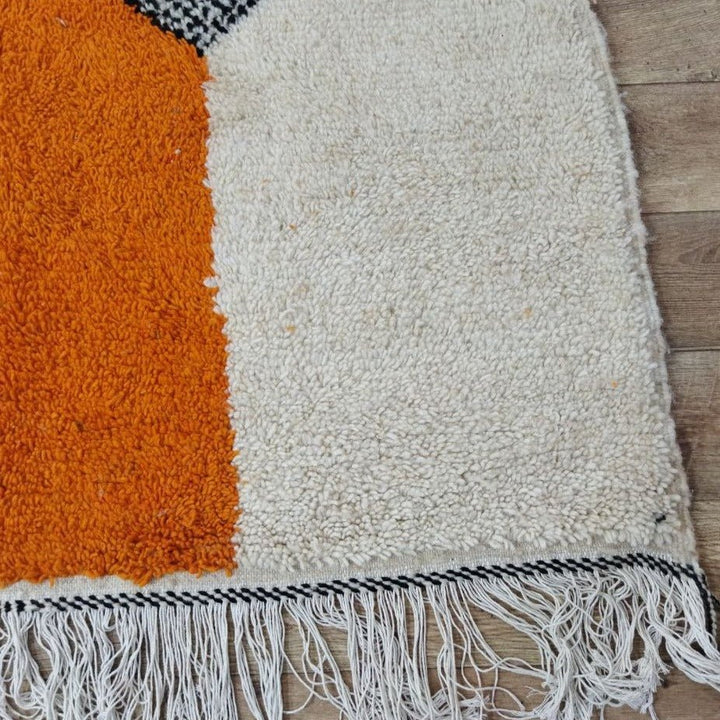 Authentic Moroccan rug Style Beni Ouarain rug 5x8 ft Handmade Rug Berber rug