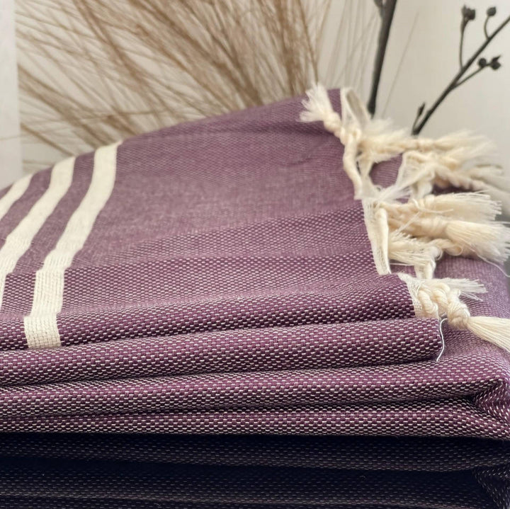 Purple Moroccan Towel