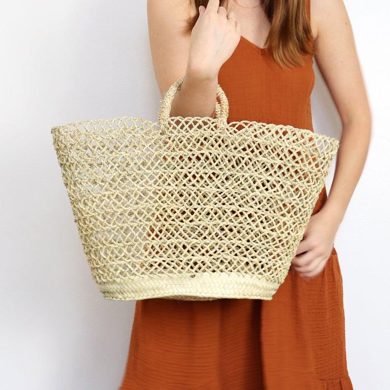 SARA - Braided Basket Bag-The Label-MyTindy