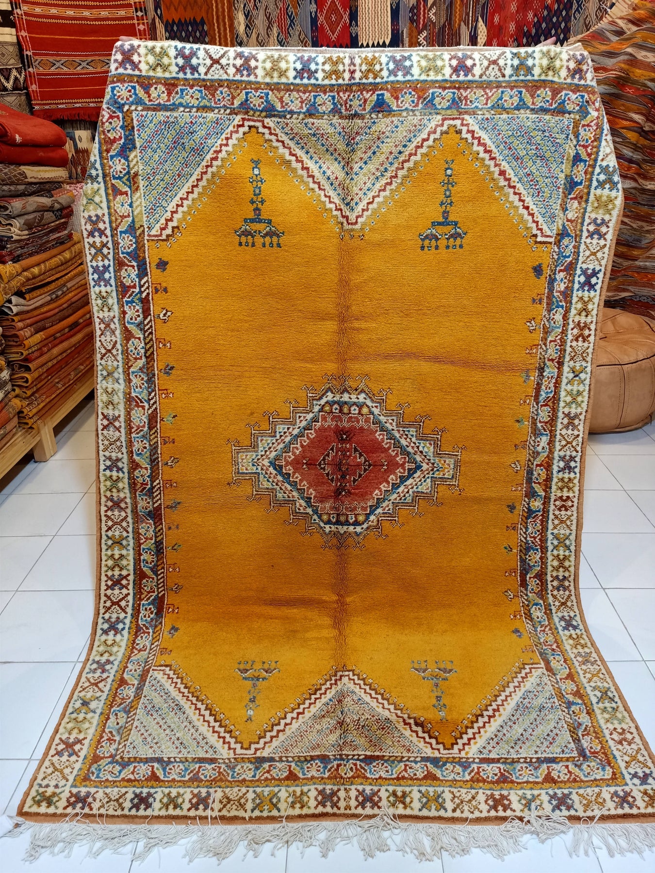 Tapis Marrakech Berbère fait main 365x220cm Tapis Marrakech Berbère fait main 365x220cm