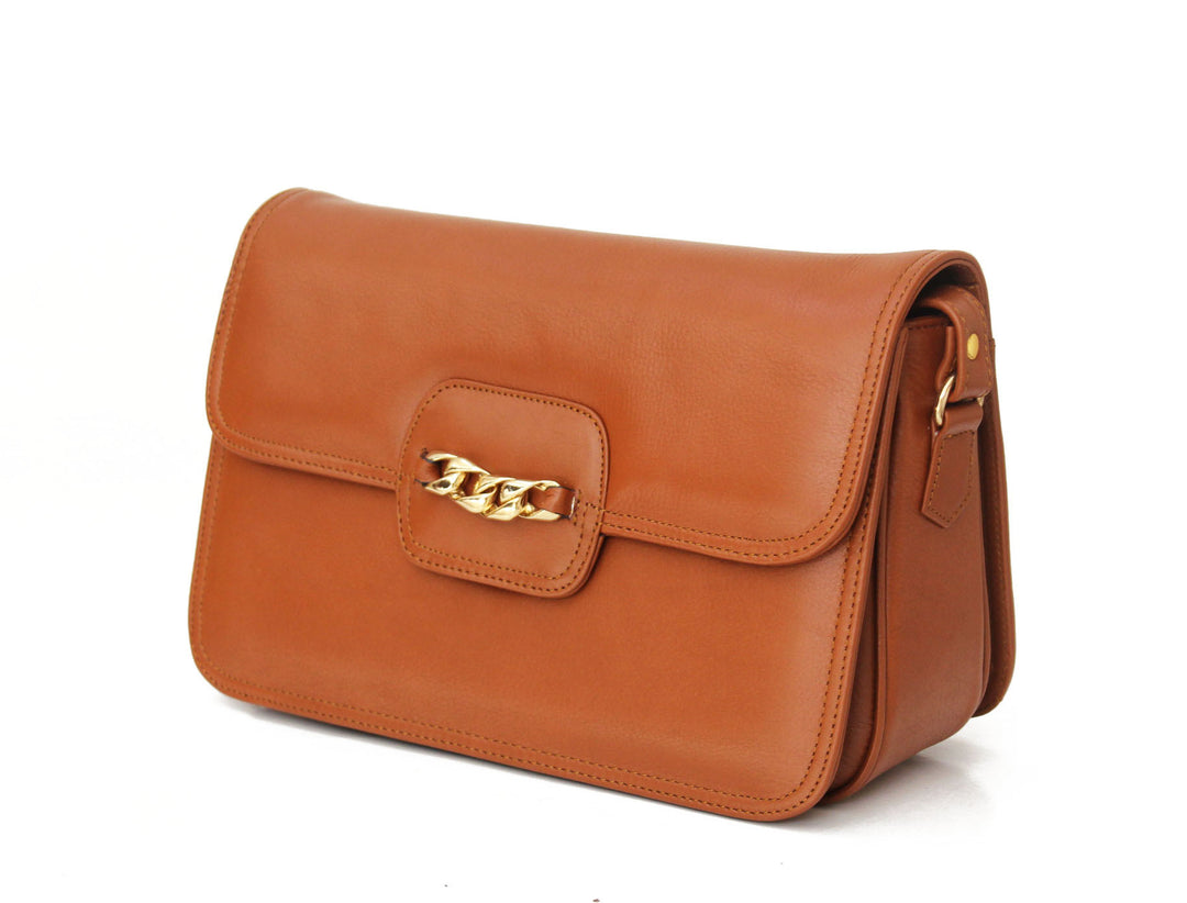 Celia - Sac besace en cuir véritable
