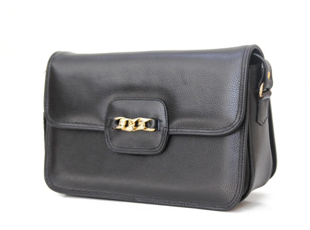 Celia - Sac besace en cuir véritable