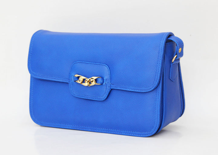 Celia - Sac besace en cuir véritable