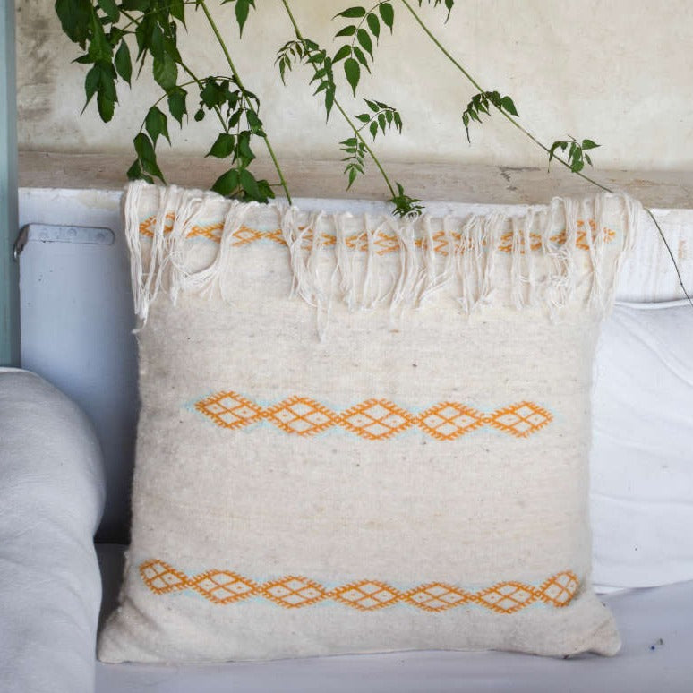 Slide View 1: Chavha Handwoven Berber Pillow    