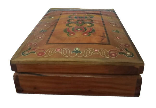 Moroccan jewellery box made of Thuya Wood