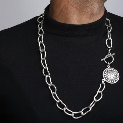XL Coin Chain LIMITED NECKLACE-Yelli Jewels-MyTindy