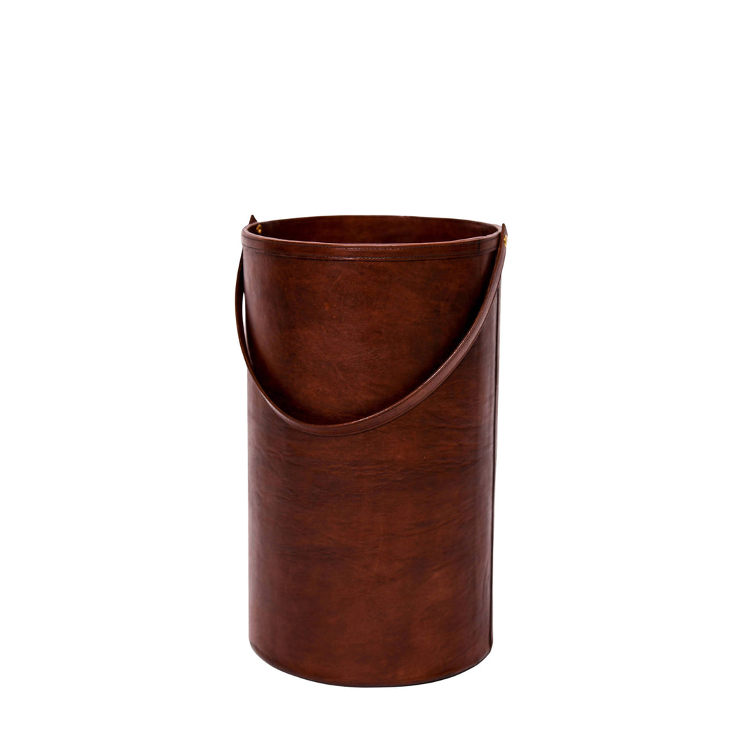 Leather Waste Bin