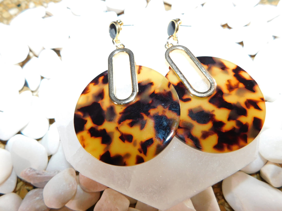 Boucles d'oreilles soleil du soir