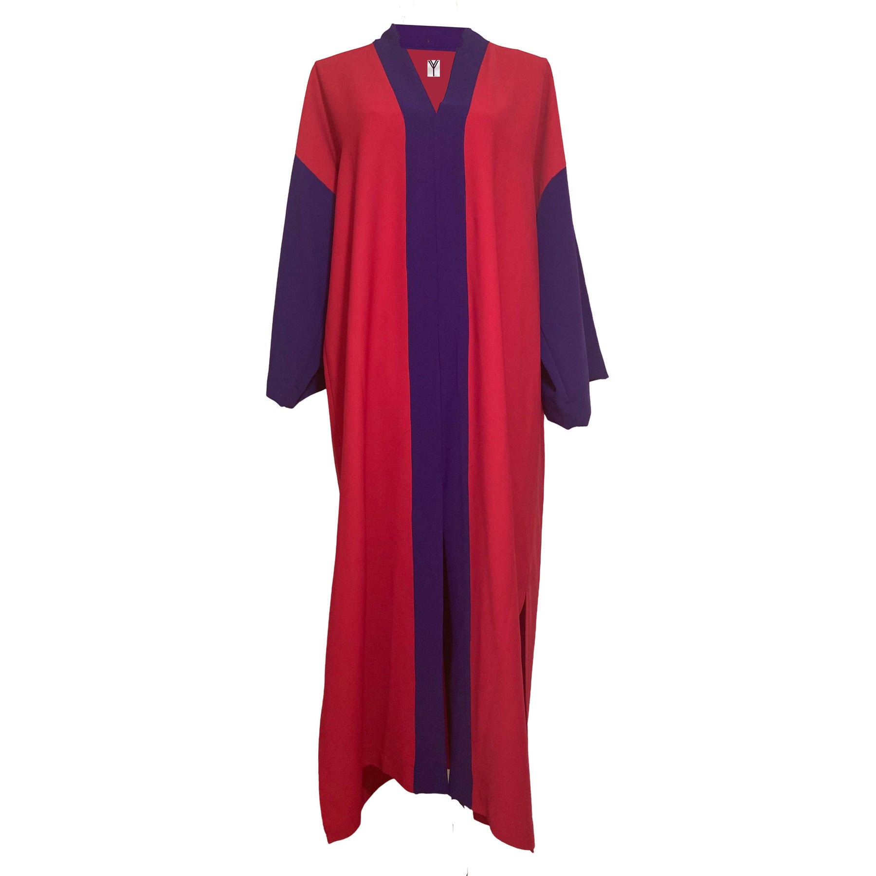 Purple and Red Dress