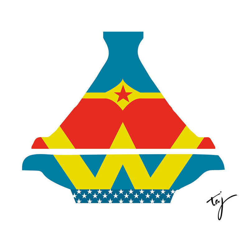 Wonder Woman T Shirt-Taj-MyTindy
