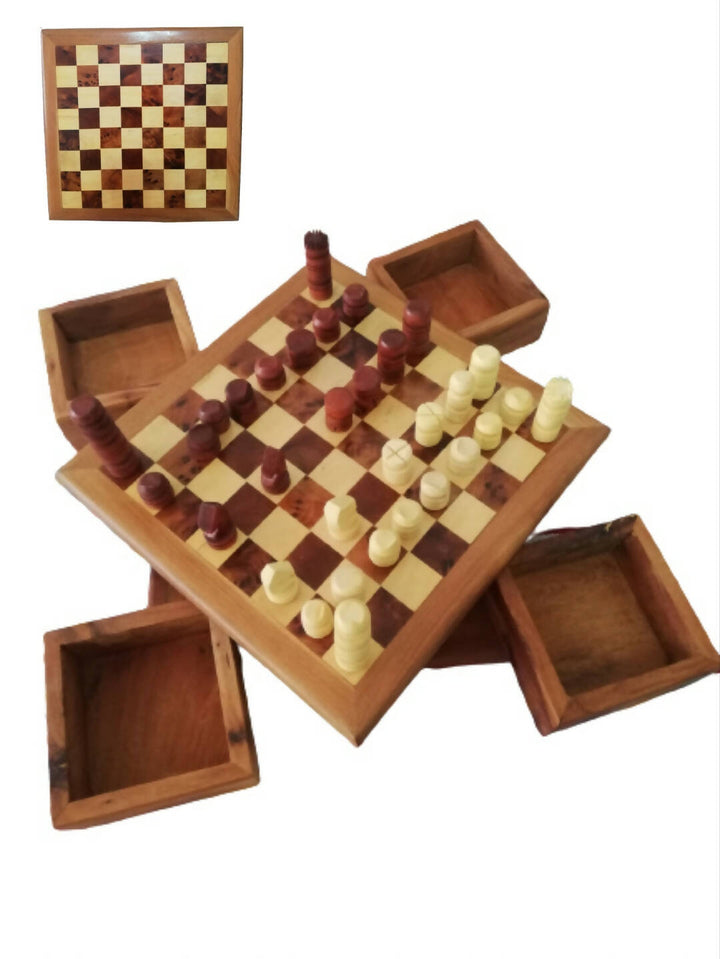Thuya Moroccan Chess Board Wood