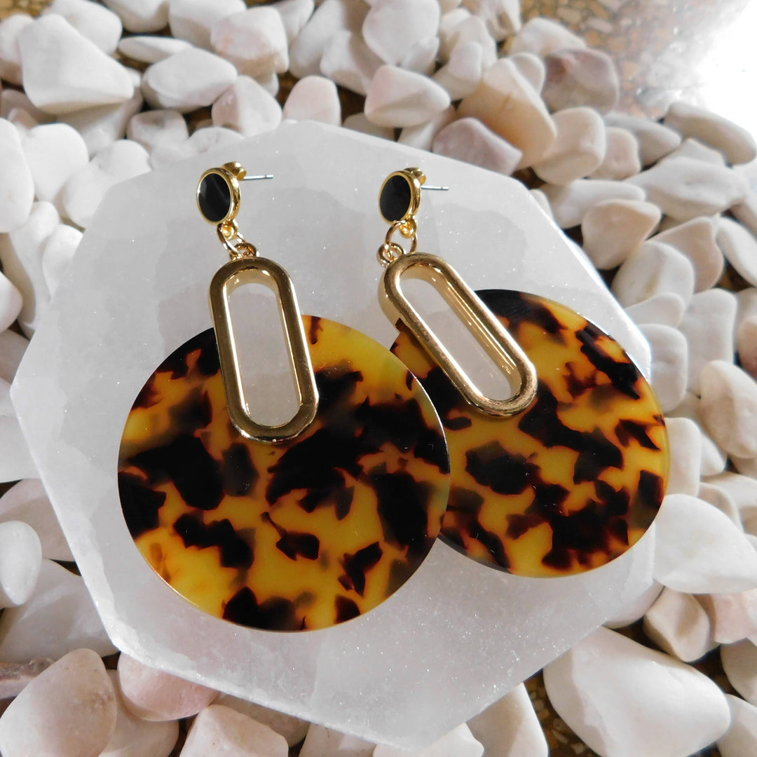 Boucles d'oreilles soleil du soir