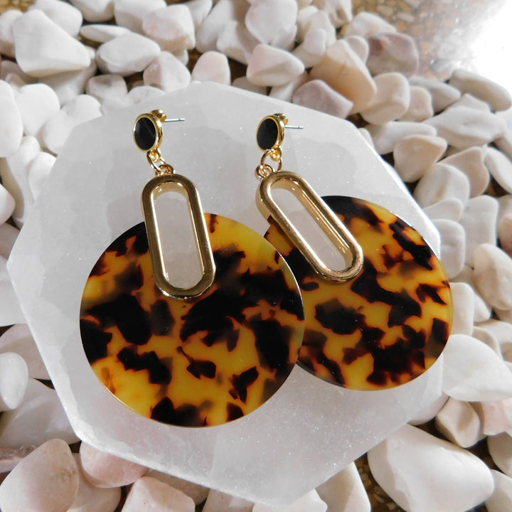 Boucles d'oreilles soleil du soir