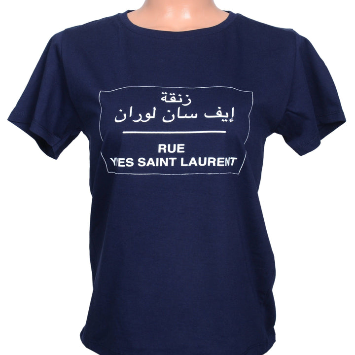 T-shirt "YSL" pour femme