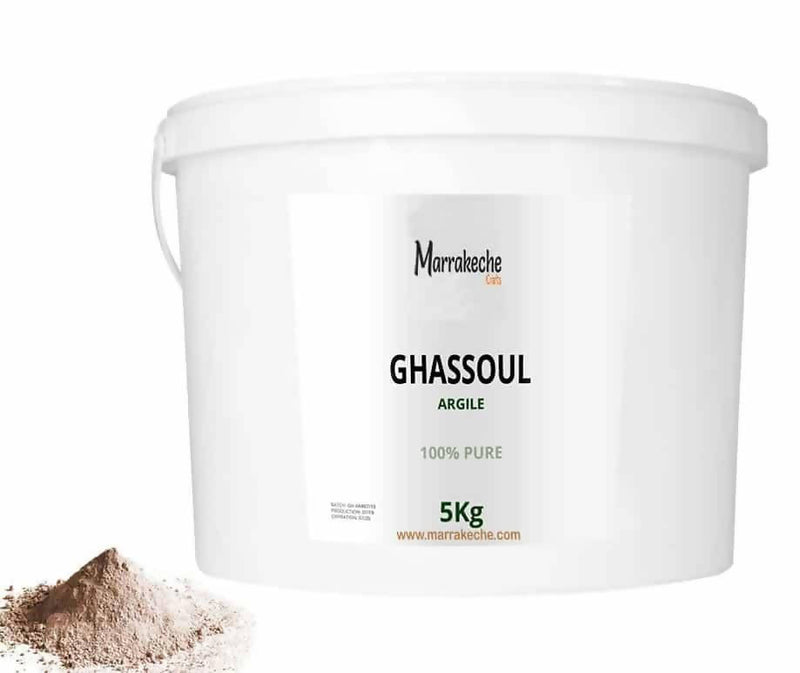 Moroccan Rhassoul Clay with Herbs (5KG)