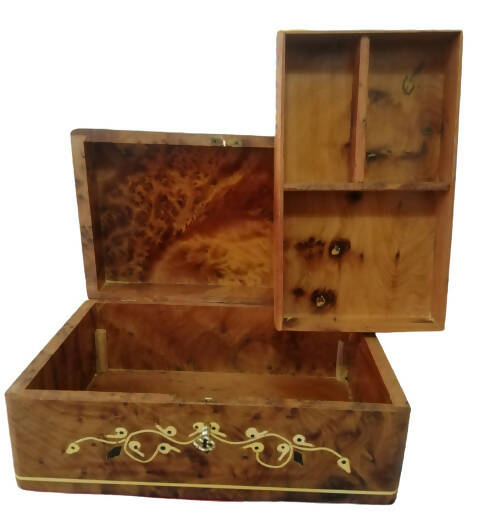 Moroccan wooden box made of Thuya Wood