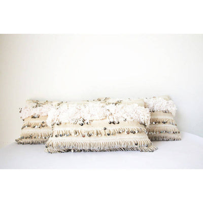 Handira cushion in wool and sequins XL