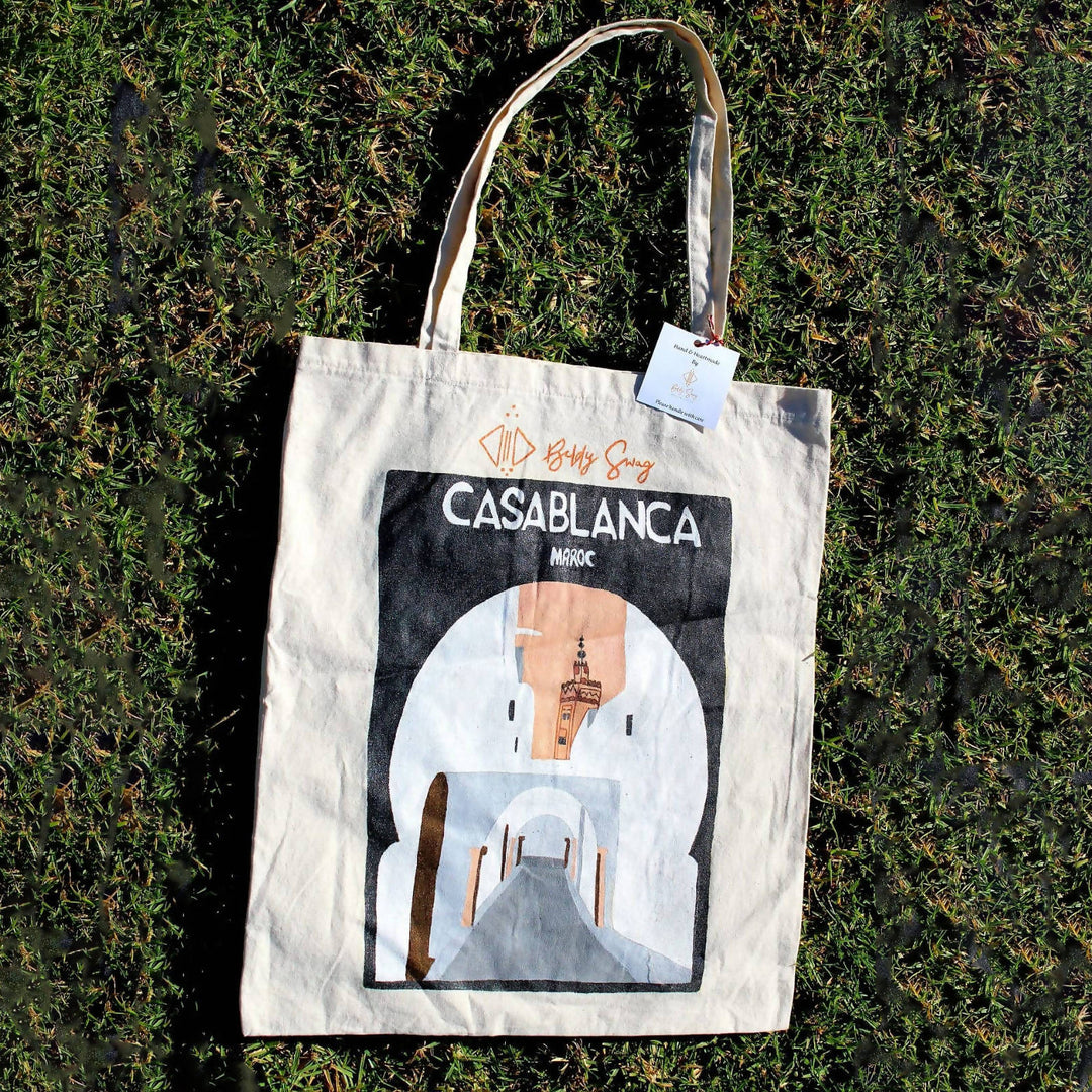 Totebag Casablanca Handpainted