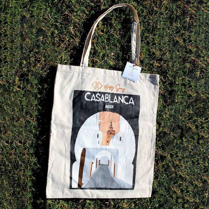 Totebag Casablanca Handpainted