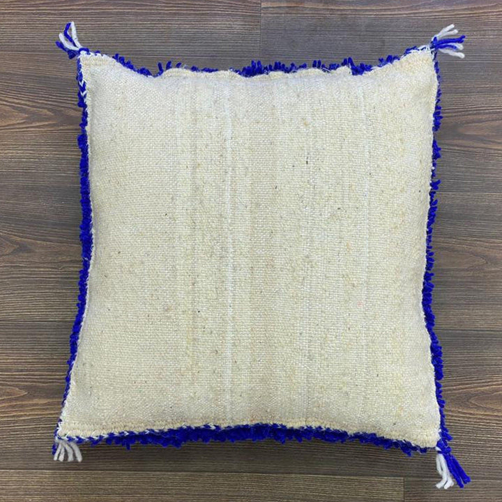 Berber Blue Wool Pillow & Cushion
