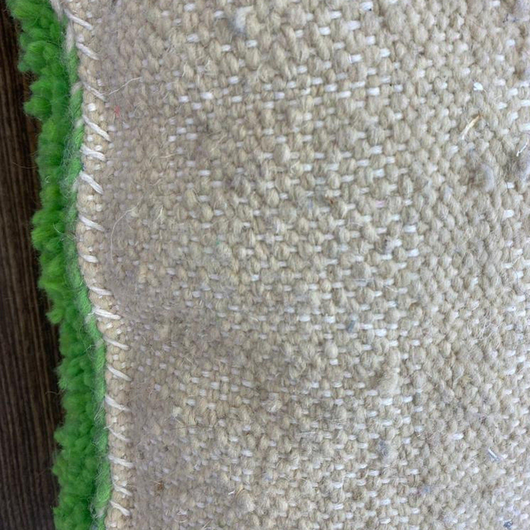 Berber Light Green Wool Pillow & Cushion