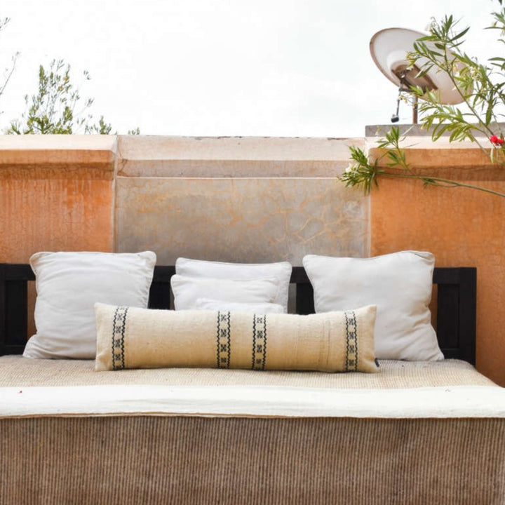 Slide View 1: Illy Handwoven Berber Lumbar Pillow   