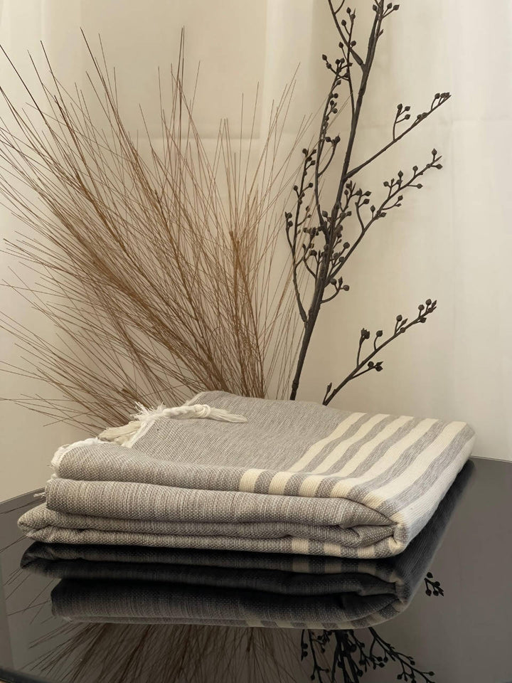 Grey Moroccan Towel