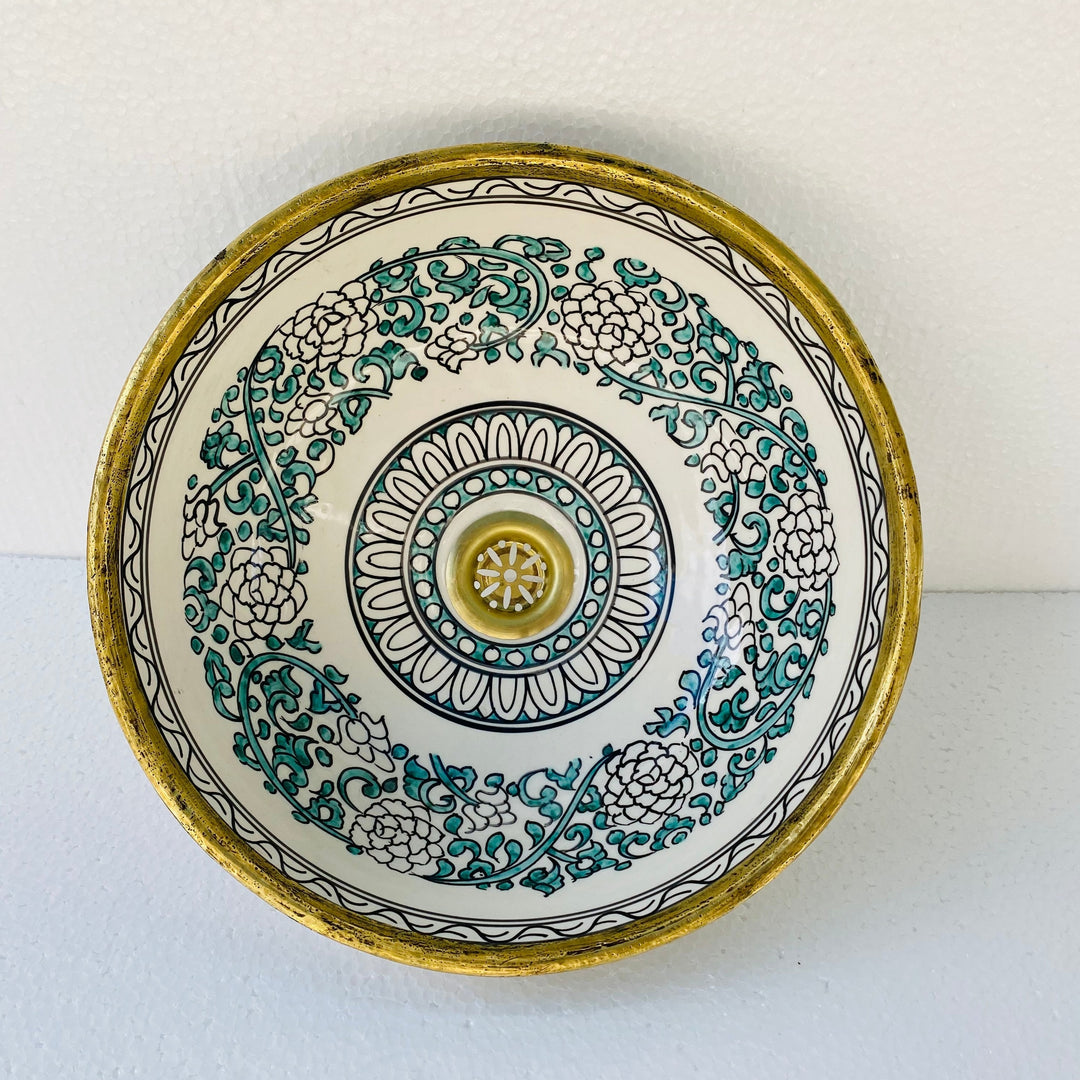 VOA - Brass - Moroccan Ceramic Sink
