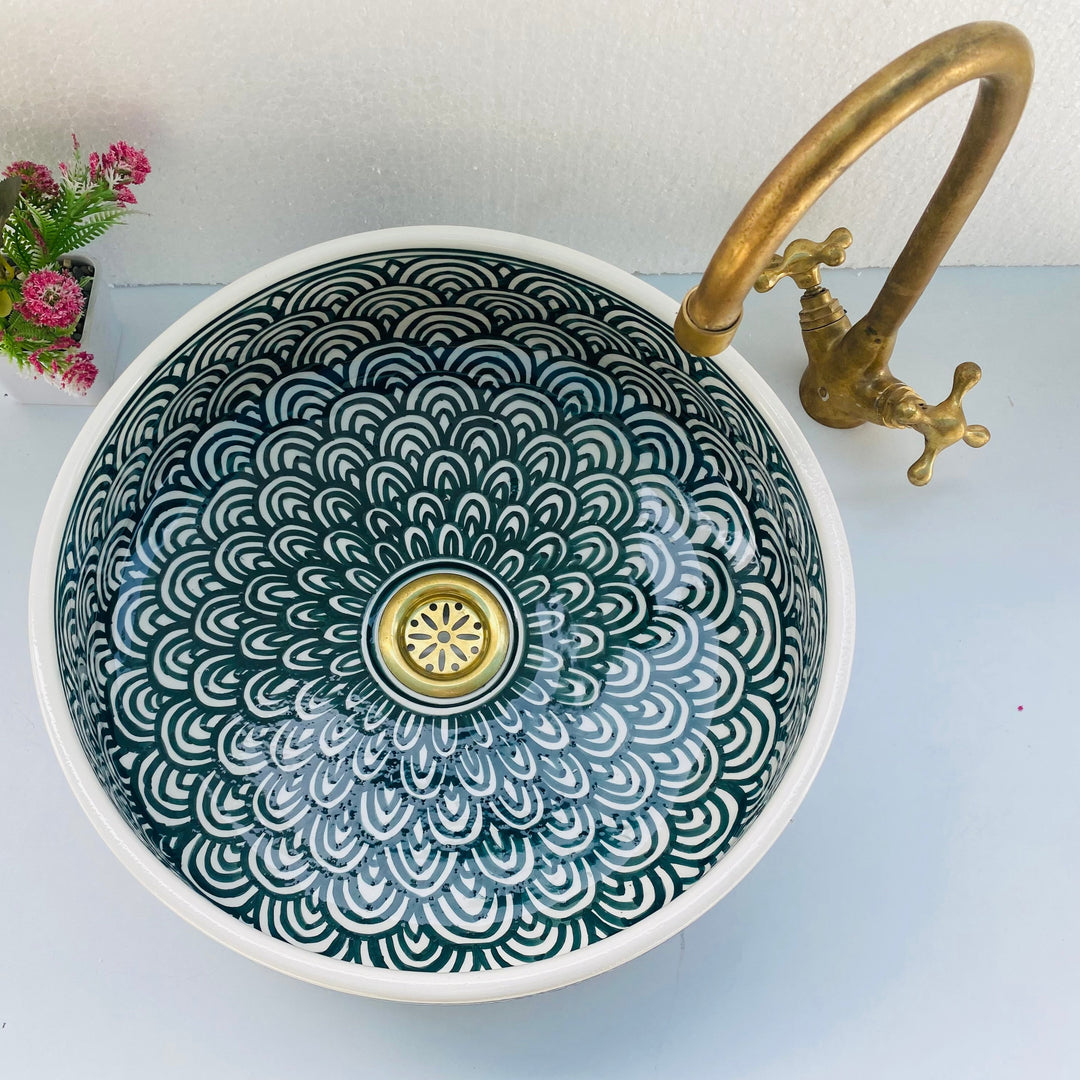 TIO - Deep - Moroccan Ceramic Sink