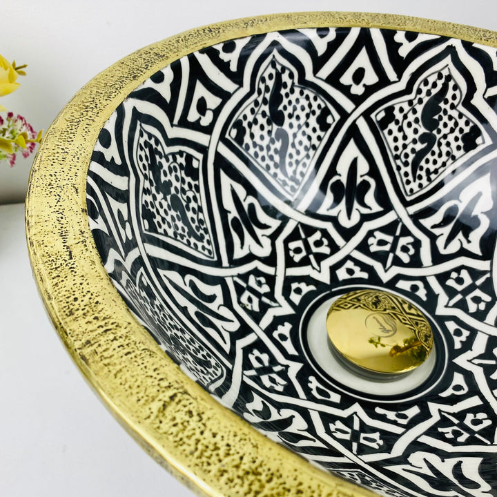 VOB - Brass - Moroccan Ceramic Sink