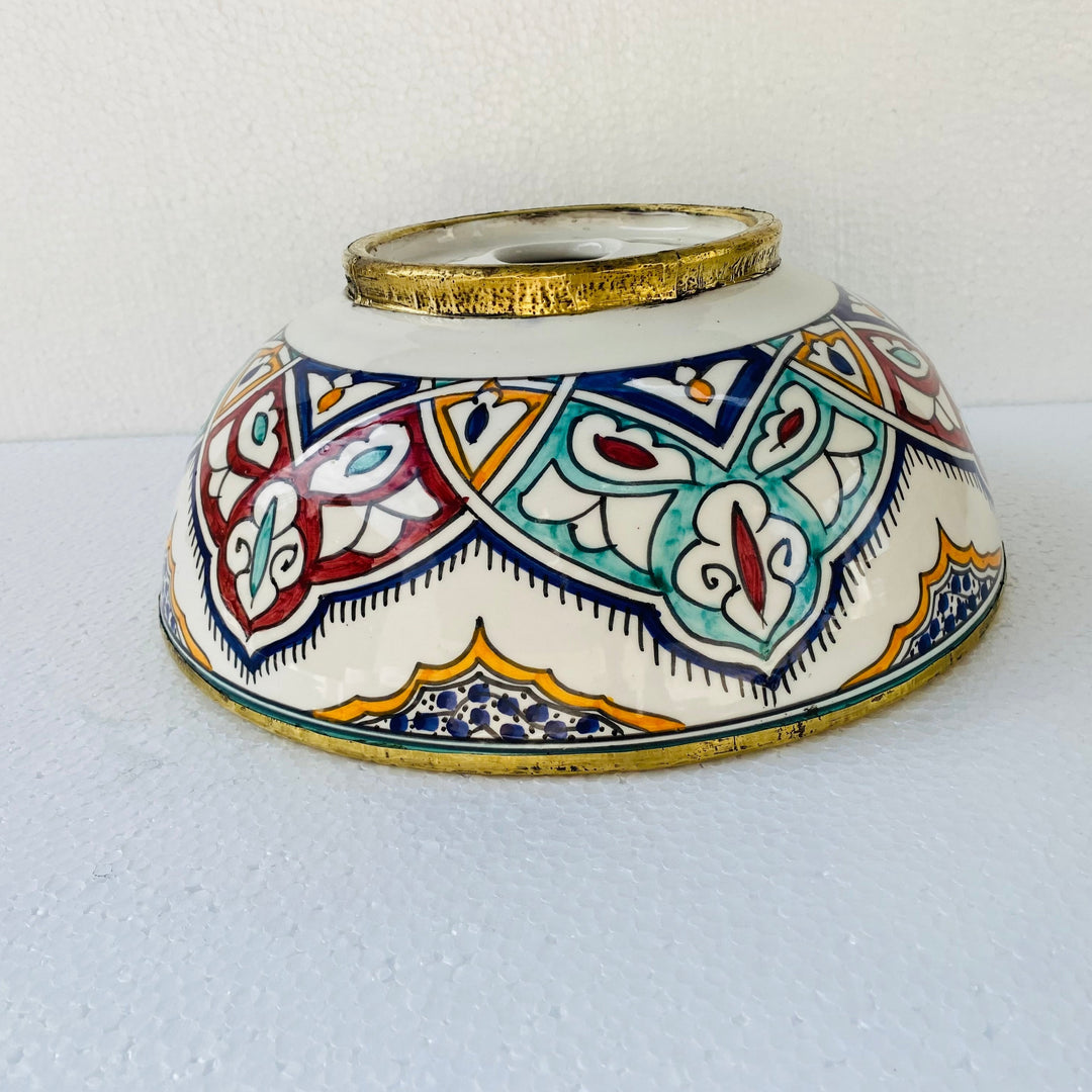 VIO - Brass - Moroccan Ceramic Sink