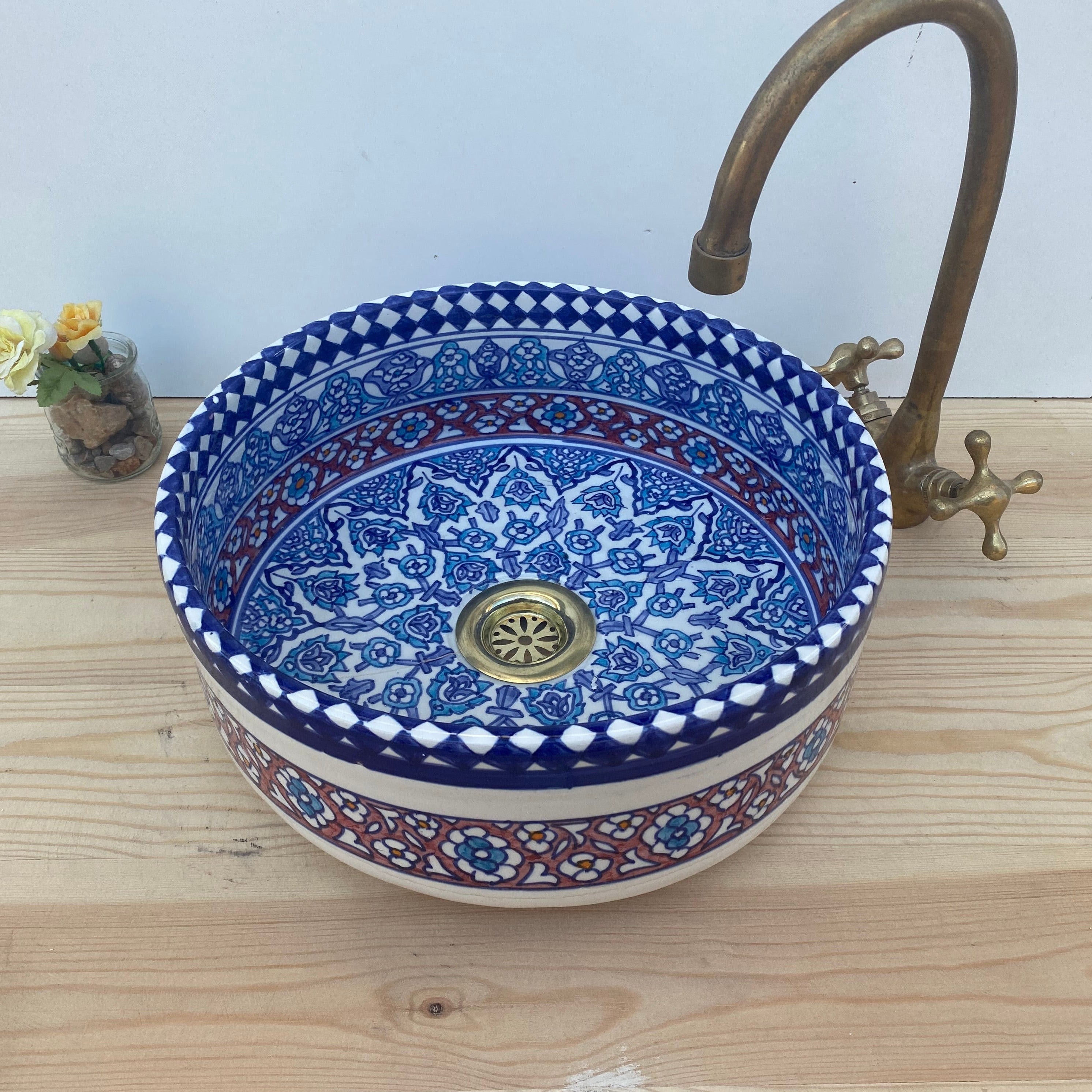 TIO - Deep - Moroccan Ceramic Sink – MyTindy