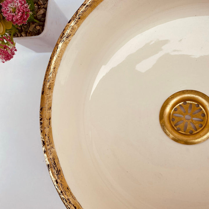 VAL - Brass - Moroccan Ceramic Sink
