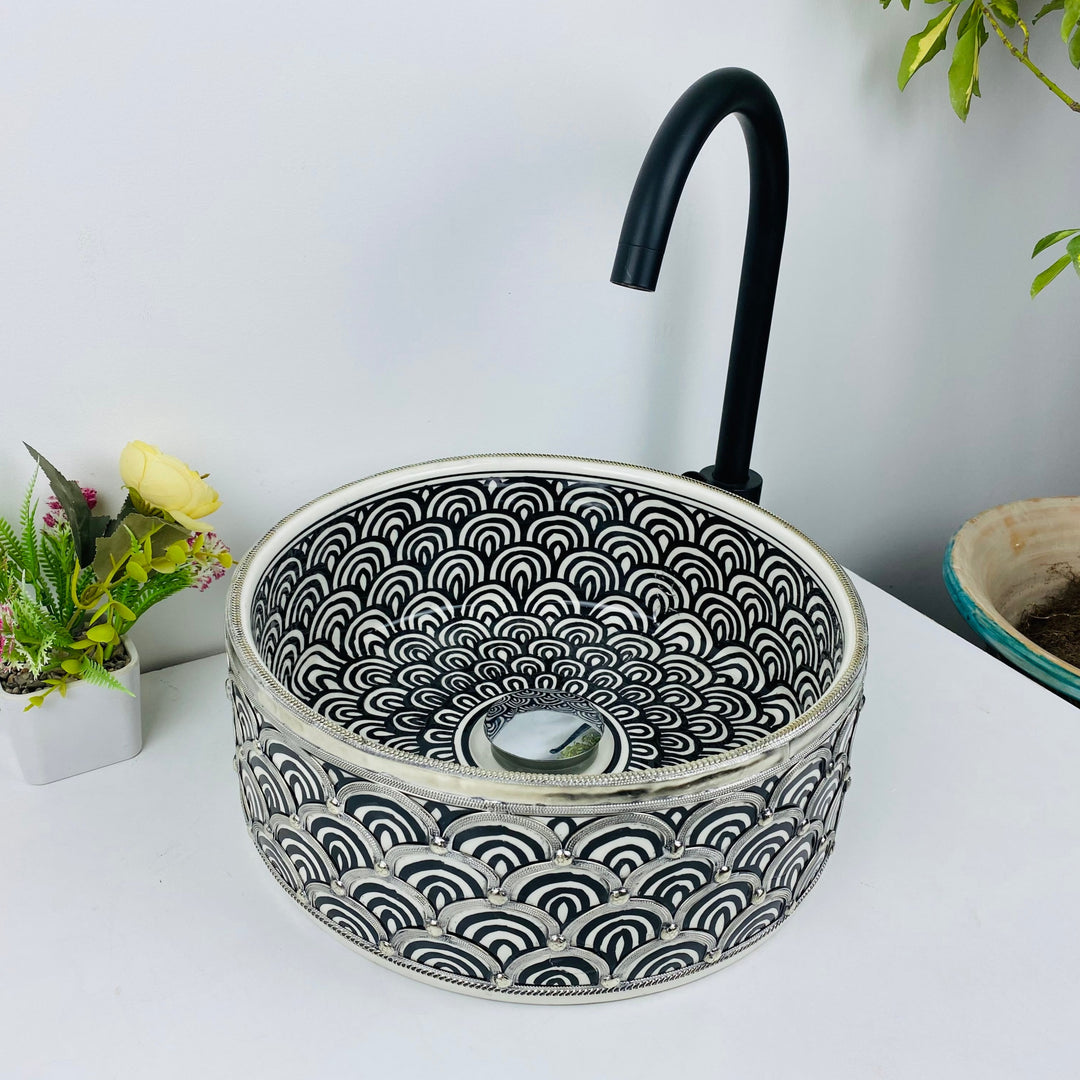 VAS - Brass - Moroccan Ceramic Sink