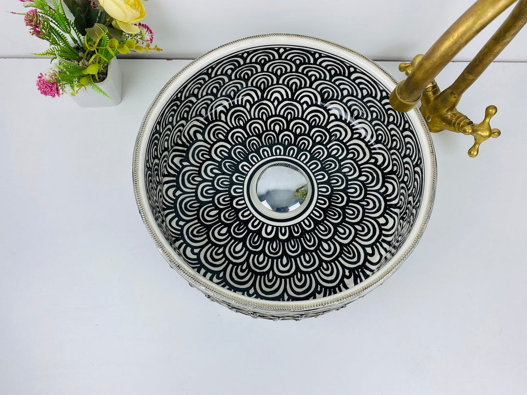 VAS - Brass - Moroccan Ceramic Sink