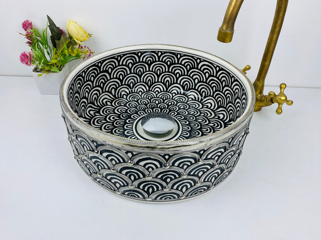 VAS - Brass - Moroccan Ceramic Sink