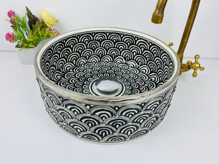 VAS - Brass - Moroccan Ceramic Sink