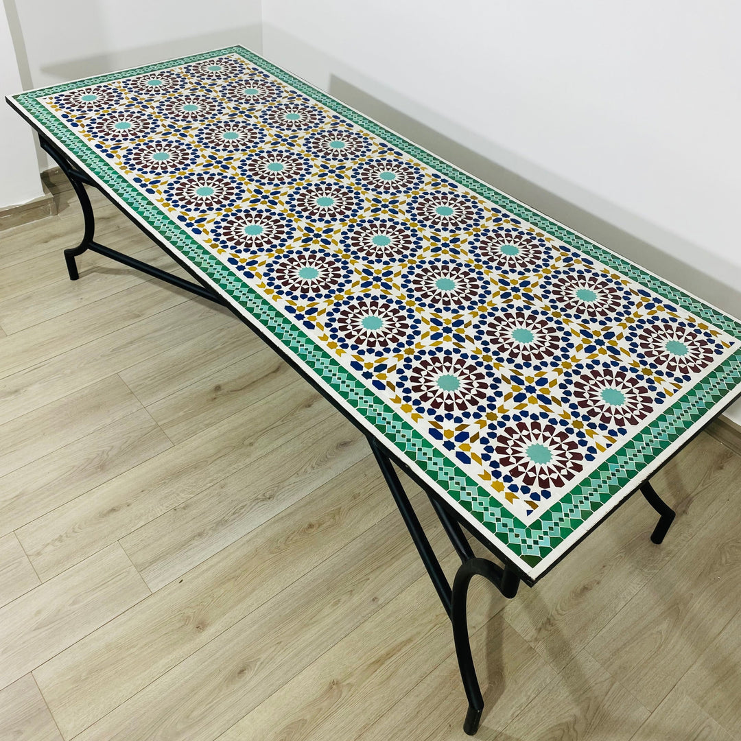 Amazing dinning Table, Moroccan Mosaic Table, outdoor and indoor Mosaic Table, Summer mosaic Table, 100% handcrafted, free shipping