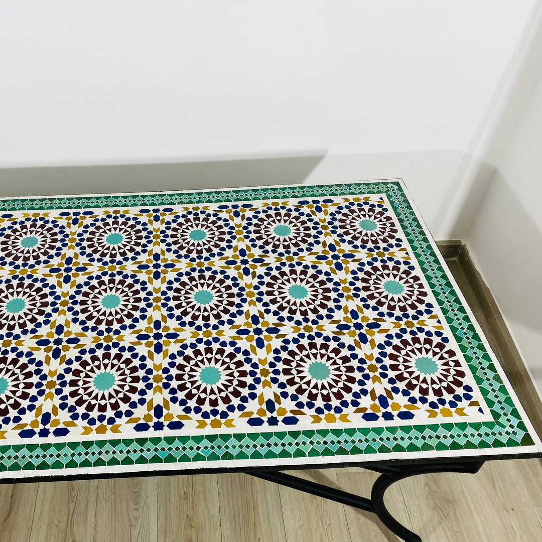 Amazing dinning Table, Moroccan Mosaic Table, outdoor and indoor Mosaic Table, Summer mosaic Table, 100% handcrafted, free shipping