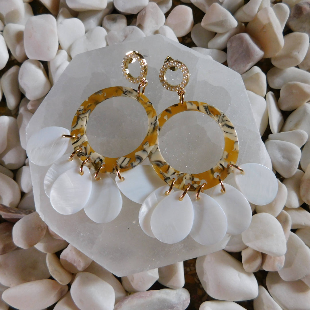 Mother of pearl earrings