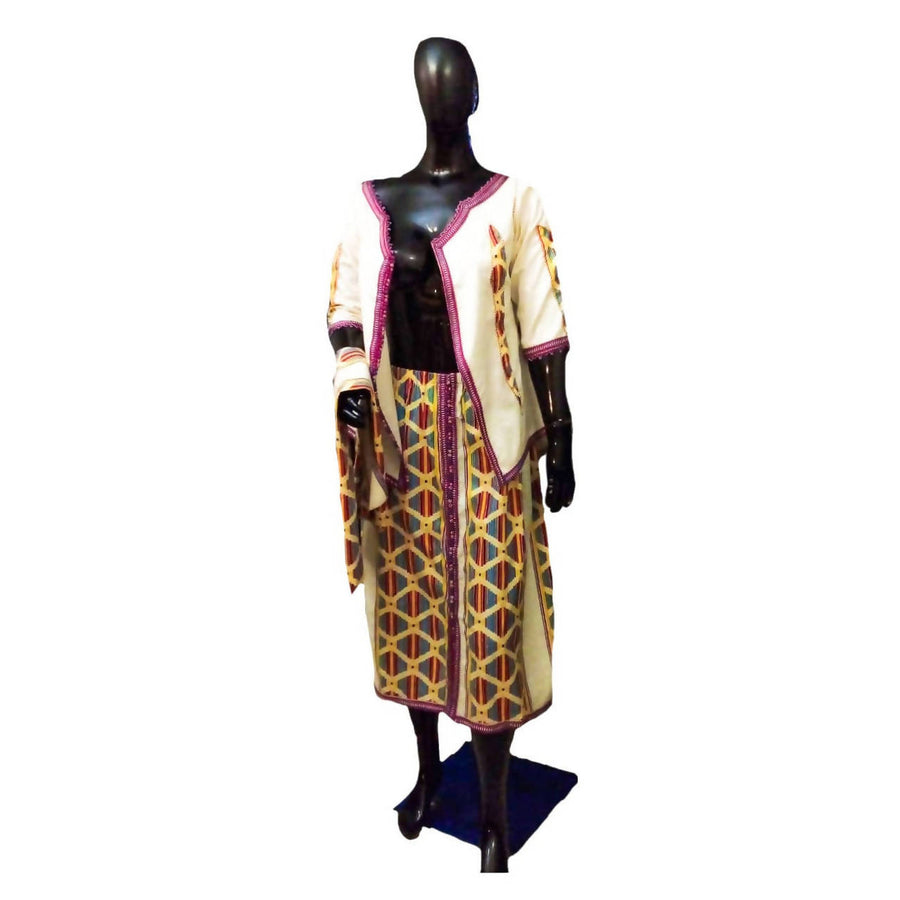 Skirt & Jacket African set-Dress African Morocco Mode-MyTindy