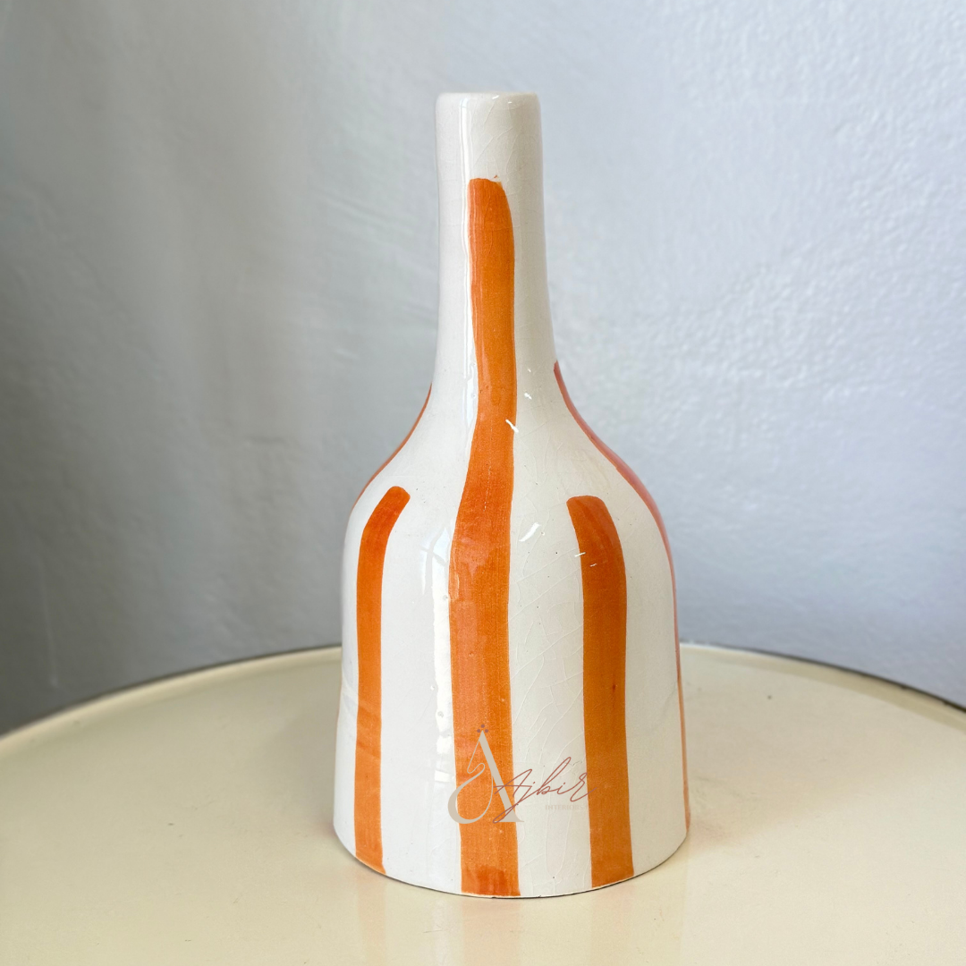 Orange ray bottle vase√©