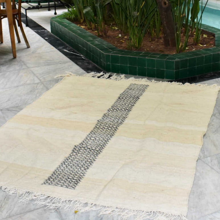Slide View 1: Lilya Handwoven Berber Flat-weave Rug   