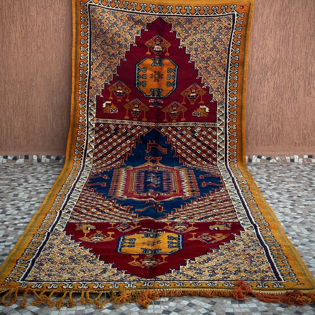 Vintage Berber Moroccan Rug