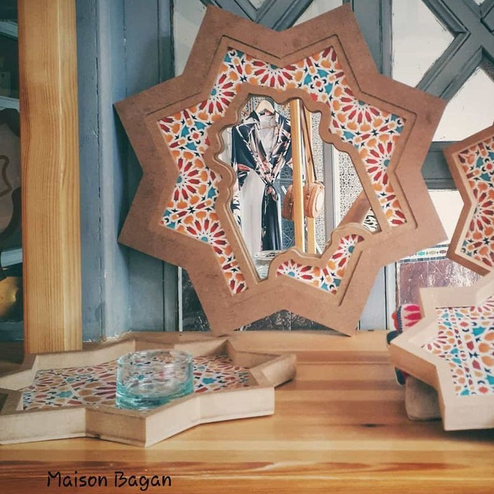 Hexagonal Mirror-Maison Bagan-MyTindy