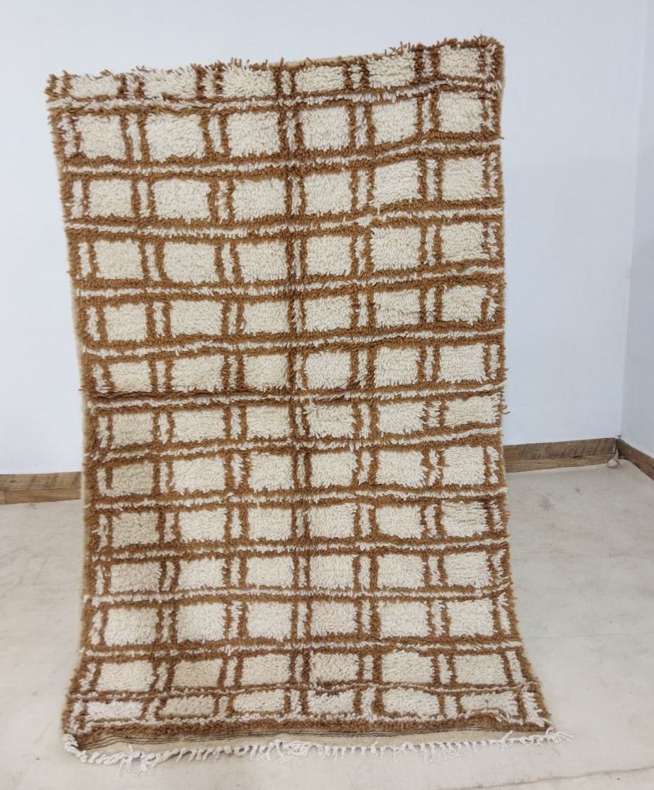 Moroccan rug Beni Ouarain rug 3x4 ft Handmade rug Small rug