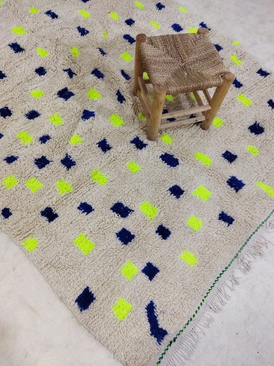 Moroccan rug Beni Ouarain rug 5x9 ft Handmade rug Berber rug