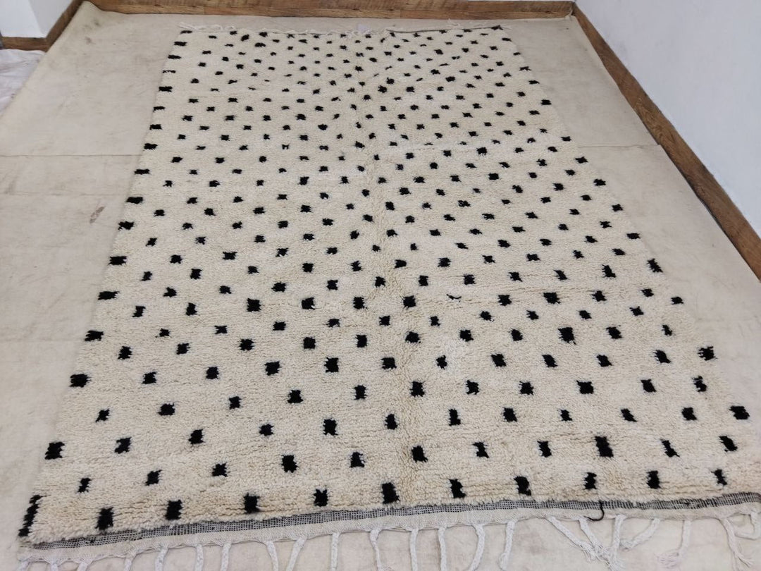 Moroccan rug Beni Ouarain rug 6x9 ft Handmade rug Berber rug